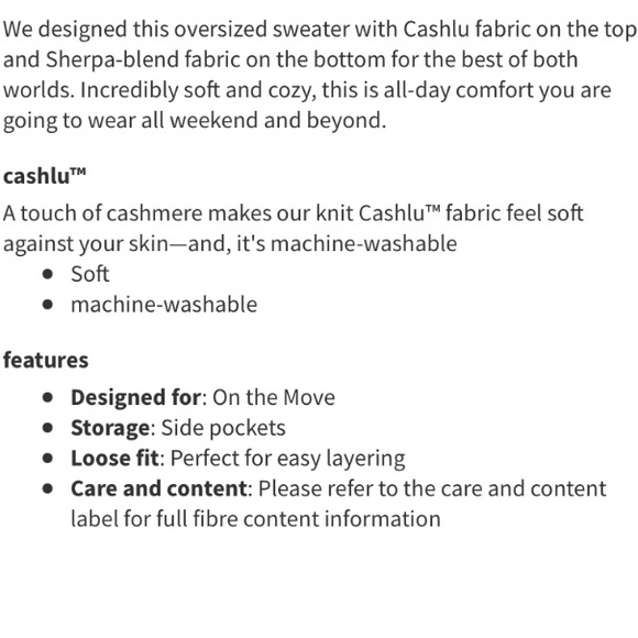 NWT Lululemon restful intention sweater - Picture 6 of 12